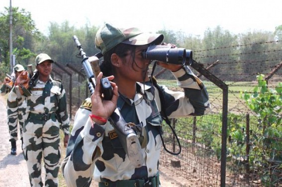 Border fencing issue involve clashes at Sonamura  : 5 villagers injured, BSF made open air firing